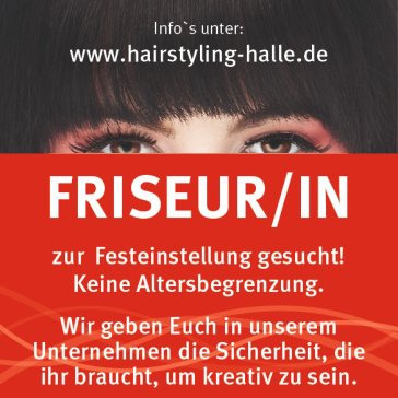 Friseur/in gesucht bei hairStyling