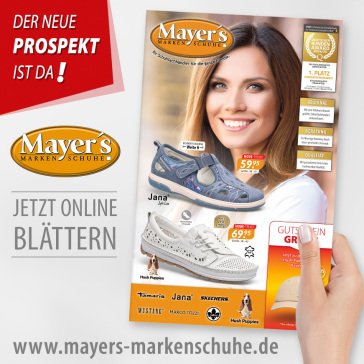 Aktuelles Prospekt Mayer´s Markenschuhe