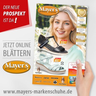Aktuelles Prospekt Mayer´s Markenschuhe
