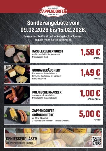 Sonderangebote bei Zappendorf