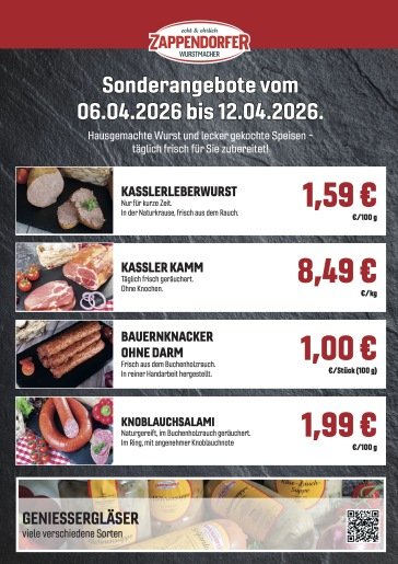 Sonderangebote bei Zappendorf