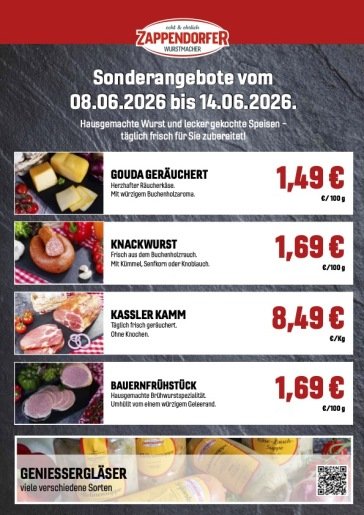 Sonderangebote bei Zappendorf