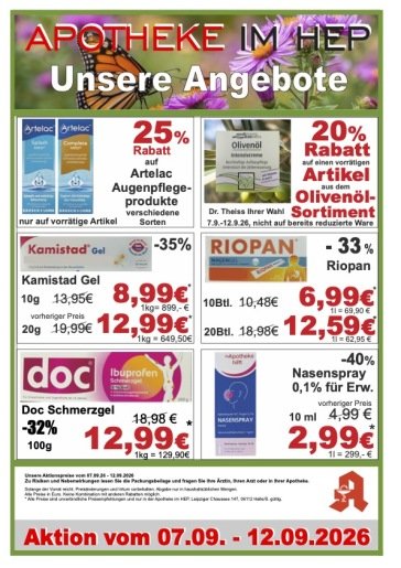 Aktuelle Apotheken Angebote