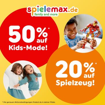 Prozente bei Spielemax!