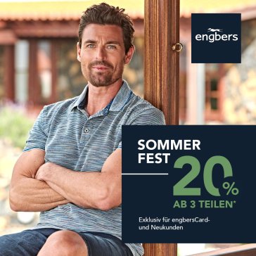 SOMMERFEST 20% ab 3 Teilen bei engbers