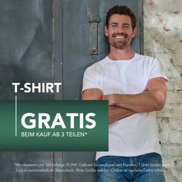 Gratis T-Shirt zum Kauf ab 3 Teilen